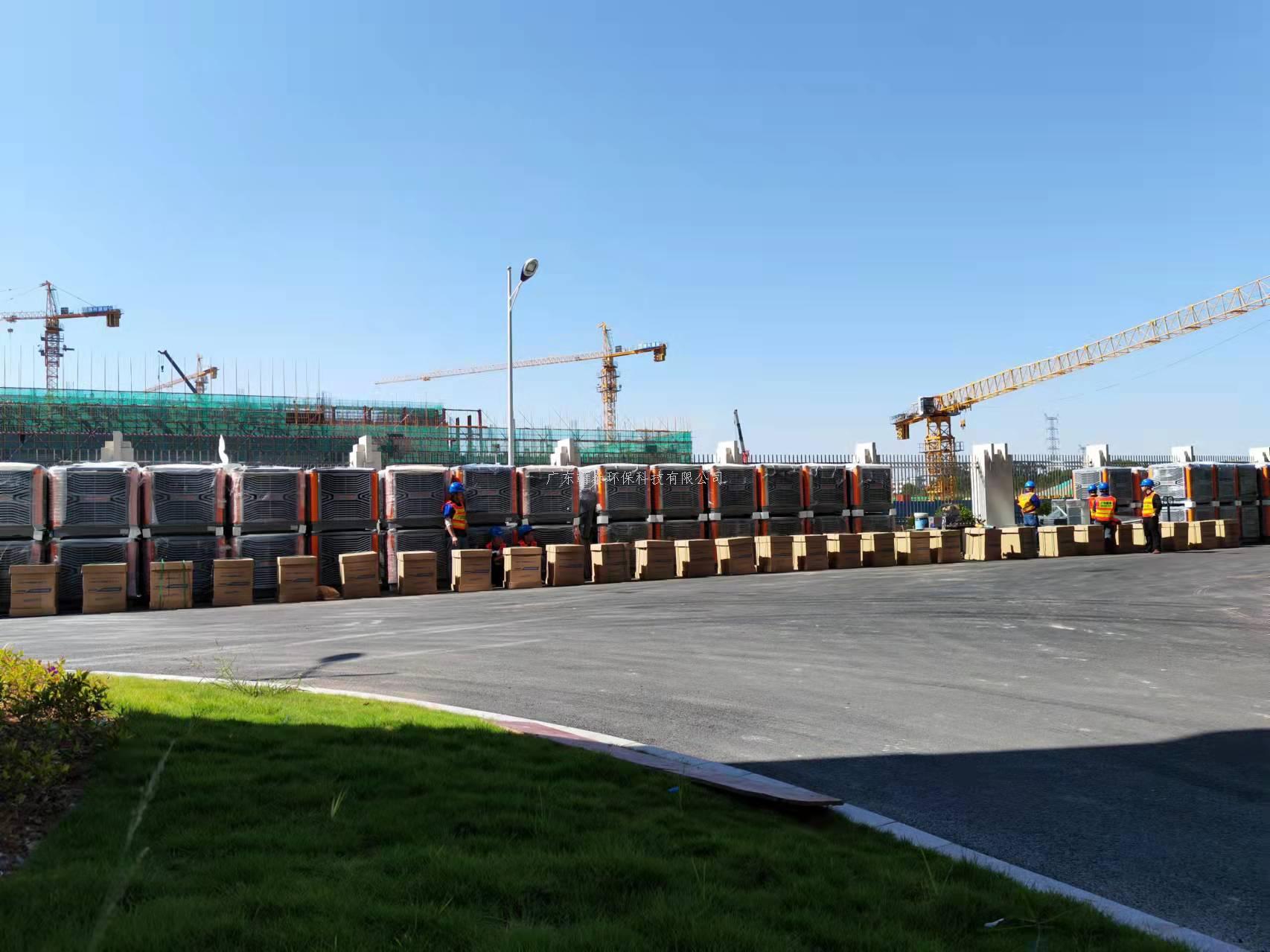 大型鋼結構廠房用環保空調加工業大風扇降溫通風效果喜人